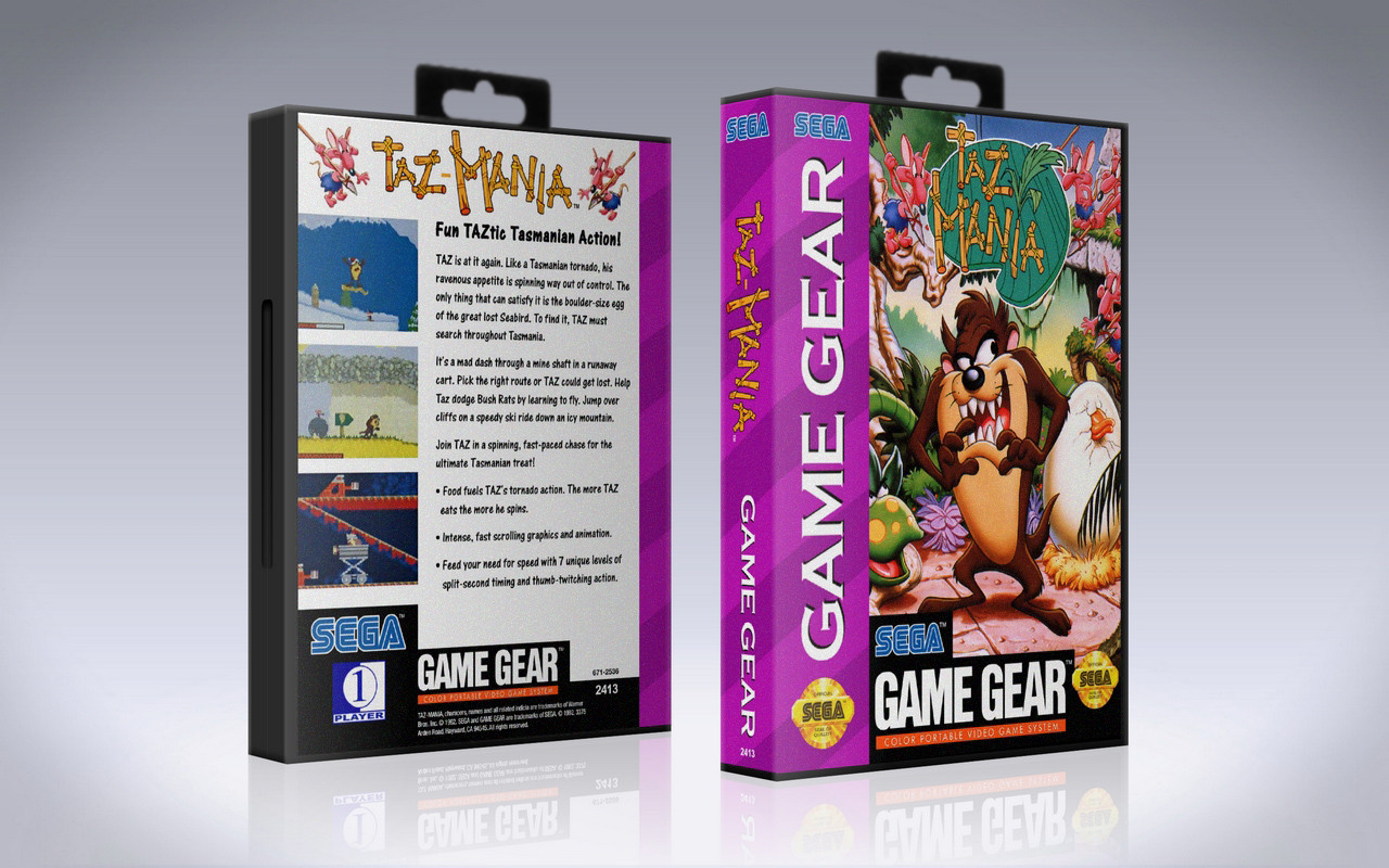 Gaming Relics - Sega - Game Gear - Taz-Mania