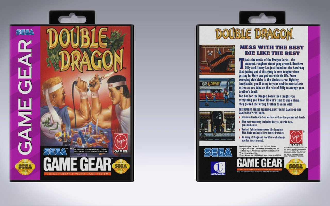 Gaming Relics - Game Gear - Double Dragon