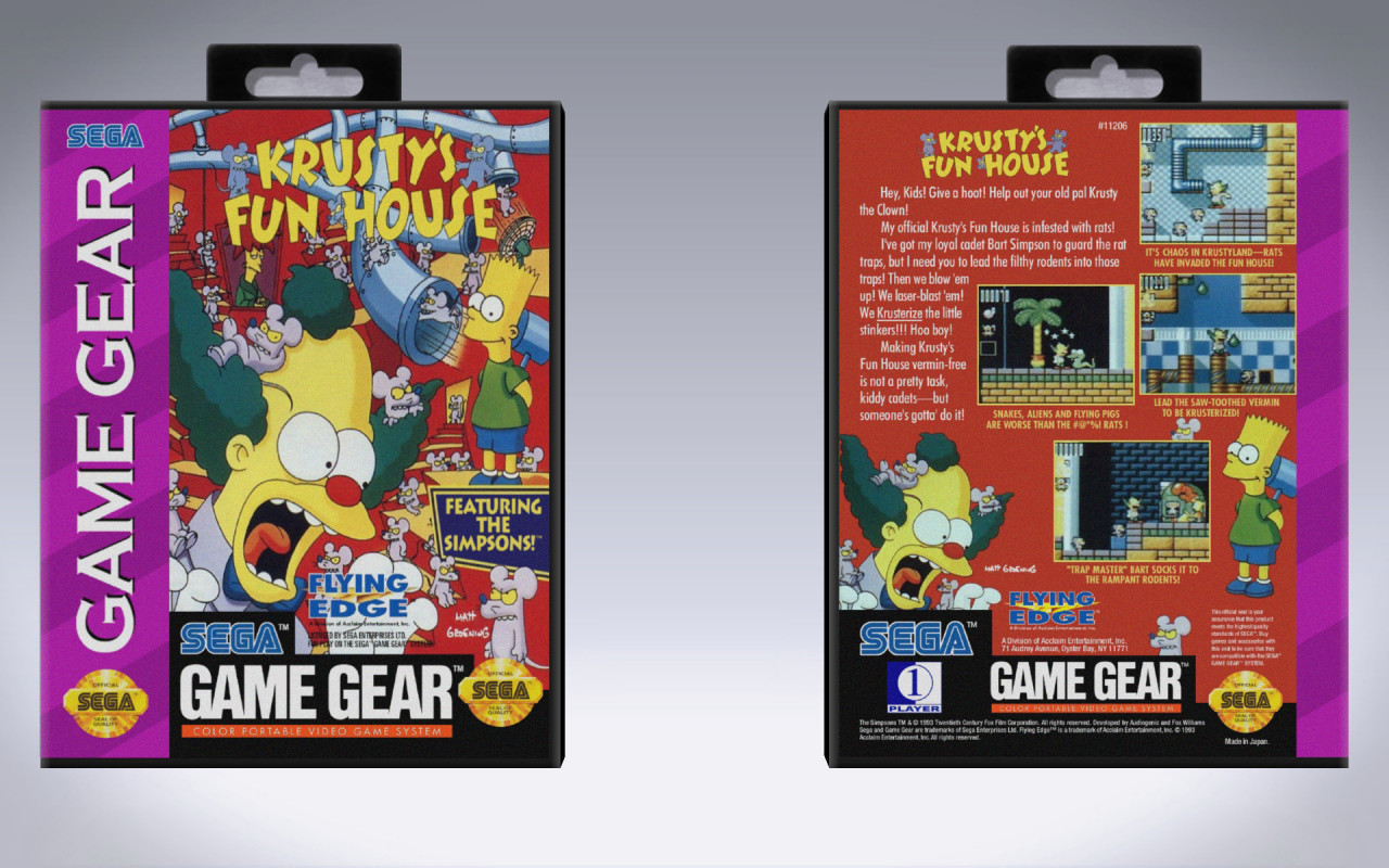 Krusty's Fun House - MS - Jeu Occasion Pas Cher