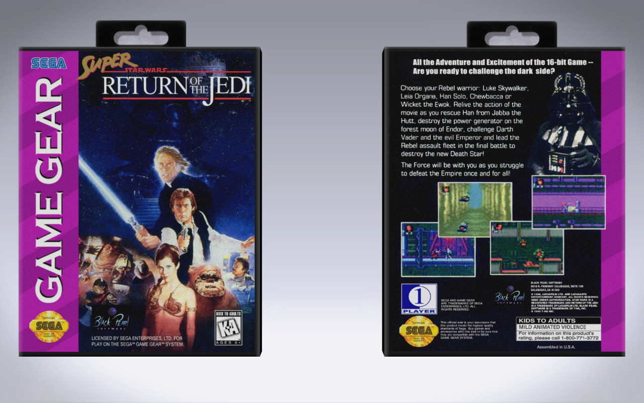 Jeu Super Star Wars: Return Of The Jedi Sur Game Gear - 1994 - Cartouche Seulement