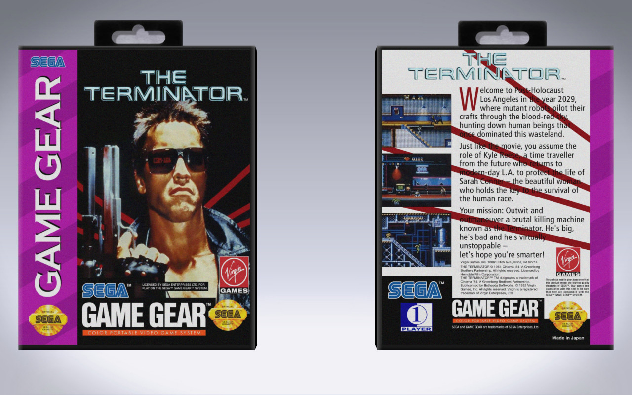 Sega Game Gear- Robocop versus The Terminator - Jeux vidéo
