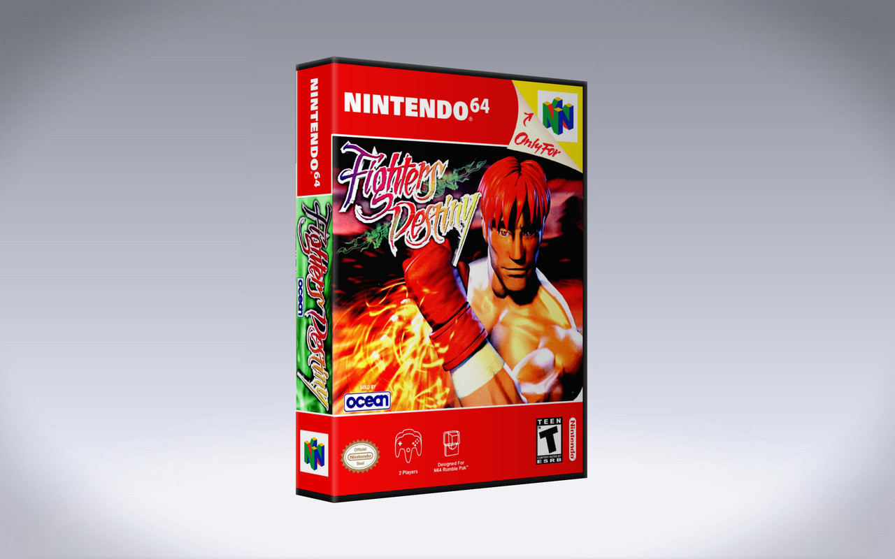 Jeu Nintendo 64 Fighters Destiny - Version Loose (cartouche Seule) - Bon état - Jeu De Combat