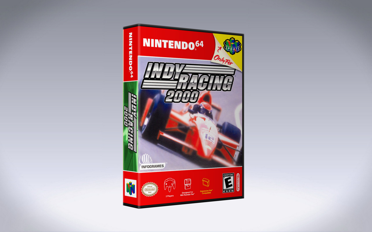 Gaming Relics - Nintendo 64 - Vertical Style - Indy Racing 2000