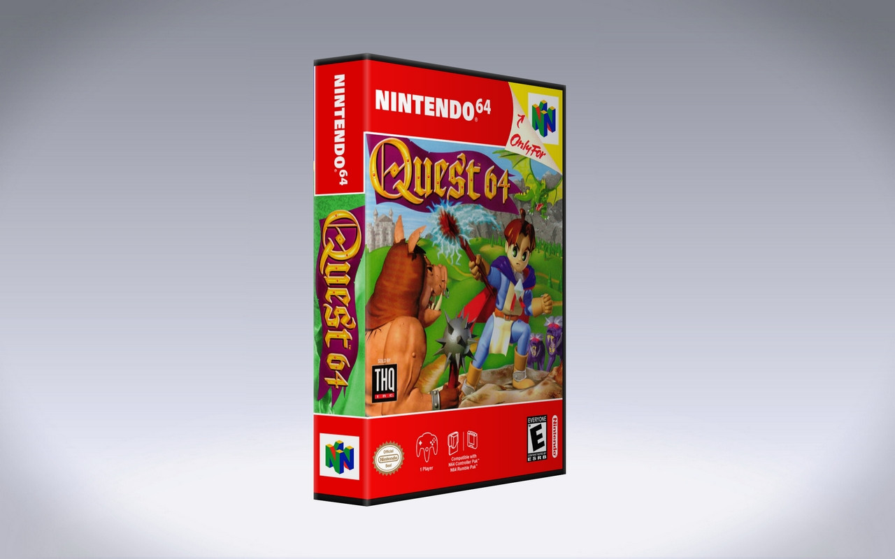 Gaming Relics - Nintendo 64 - Vertical Style - Quest 64