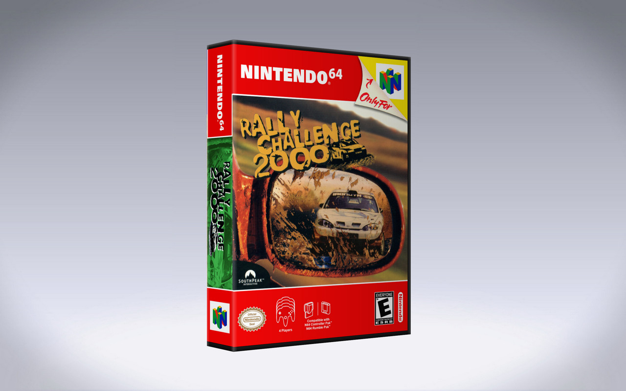 Gaming Relics - Nintendo 64 - Vertical Style - Rally Challenge 2000