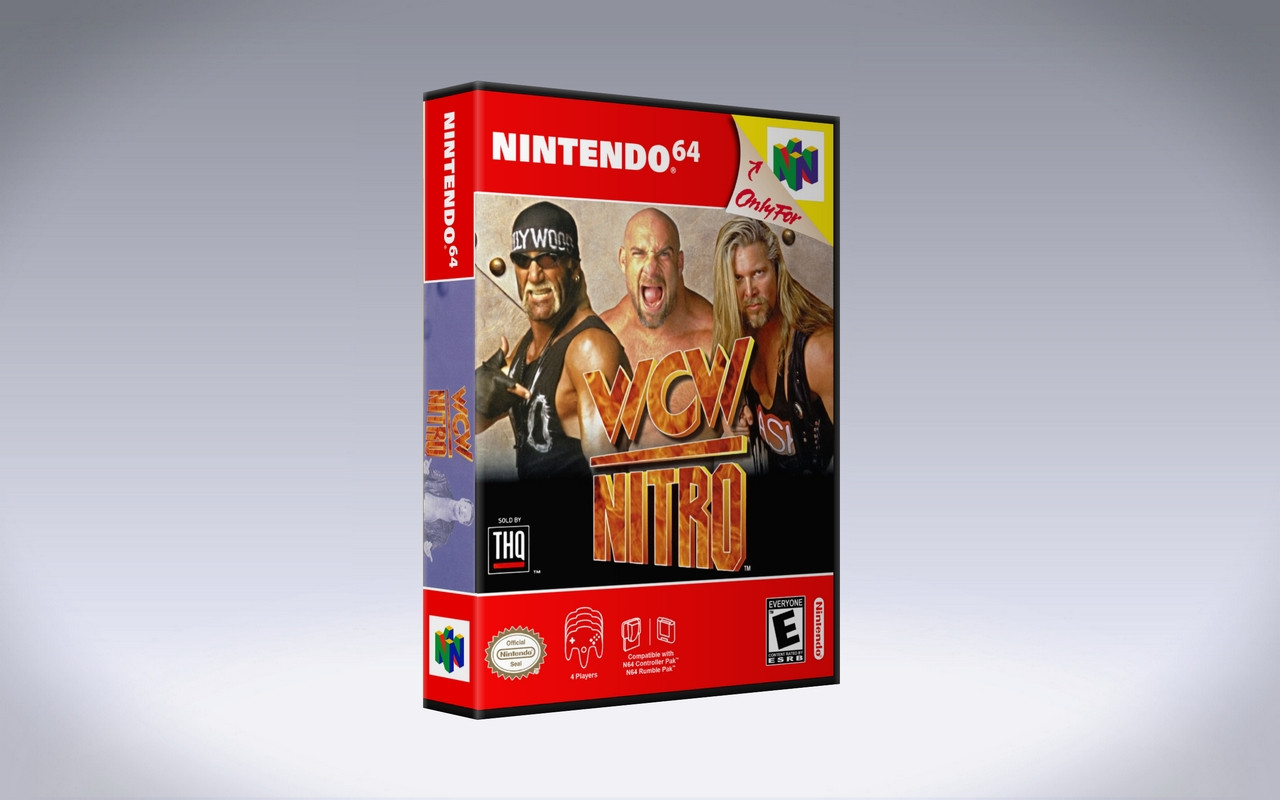 Gaming Relics - Nintendo 64 - Vertical Style - WCW Nitro