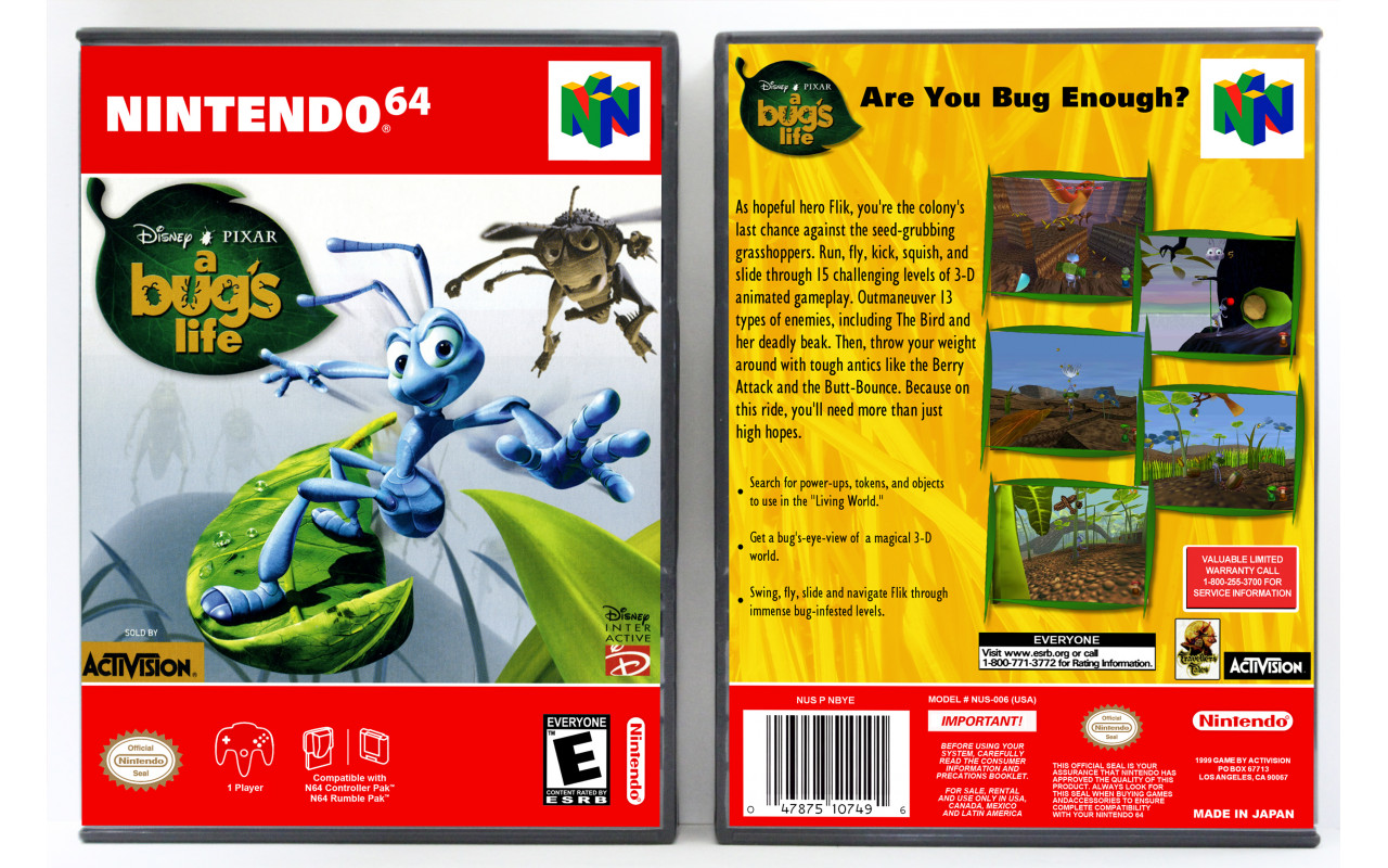 Gaming Relics - Nintendo 64 - A Bug's Life
