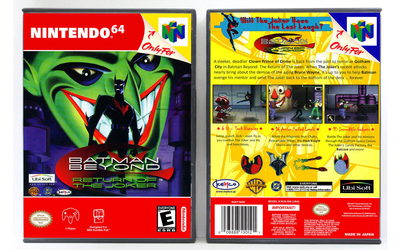Boxarts du jeu Batman Beyond - Return of the Joker sur Nintendo Game