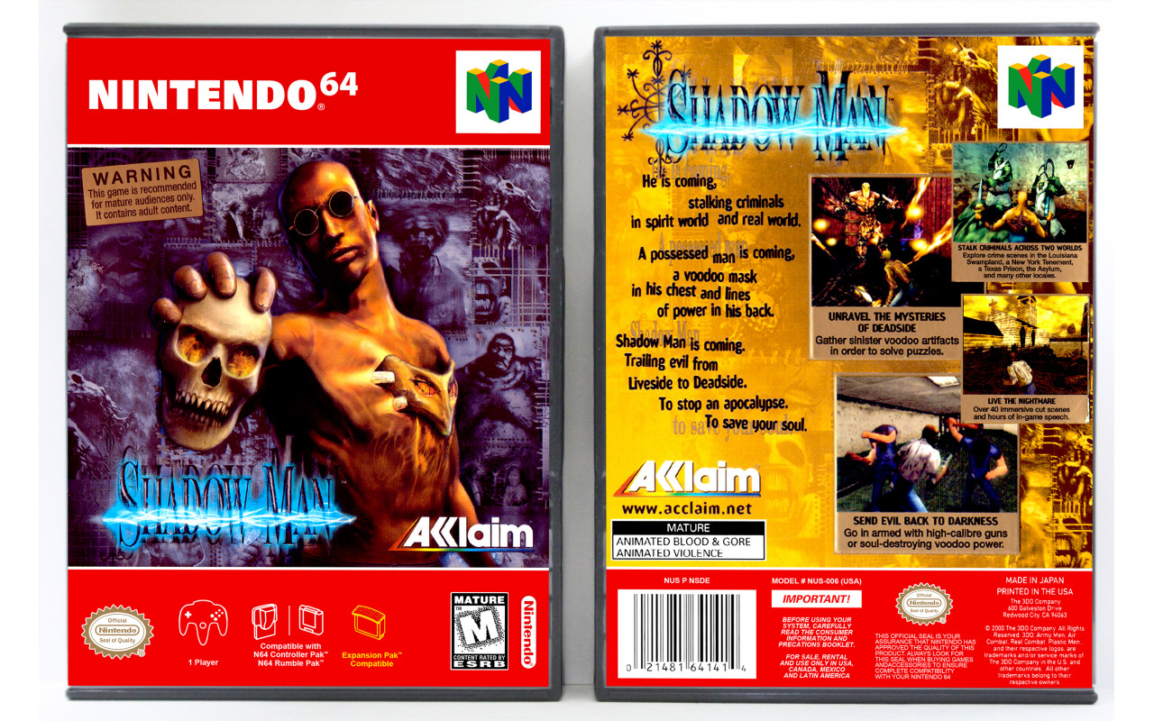 Gaming Relics - Nintendo 64 - Shadow Man