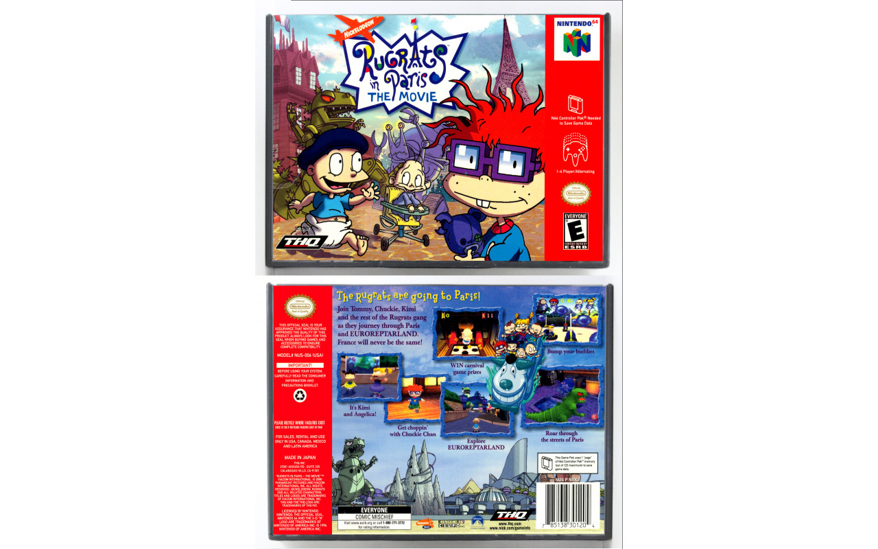 Gaming Relics - Nintendo 64 - Rugrats in Paris: The Movie