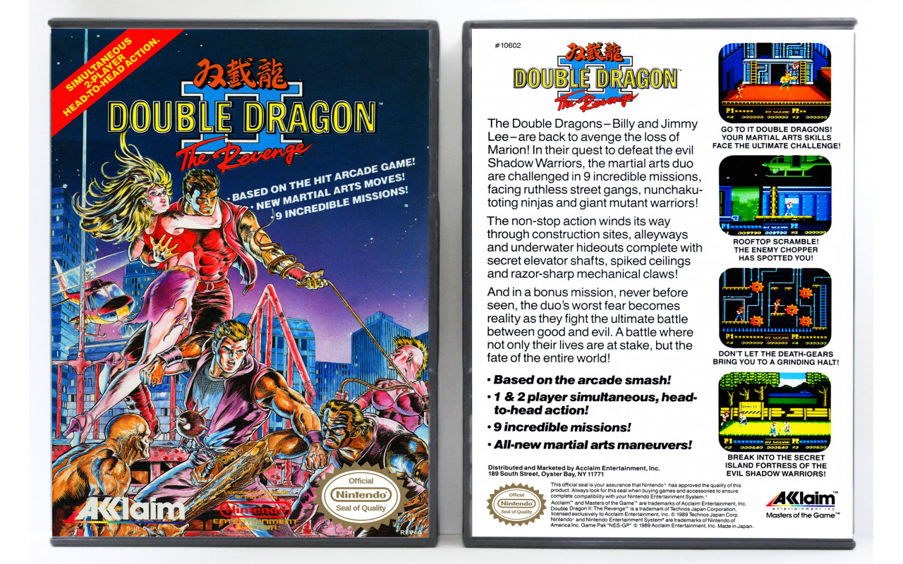 Classic NES Review: Double Dragon II: The Revenge - Retro Cemetery