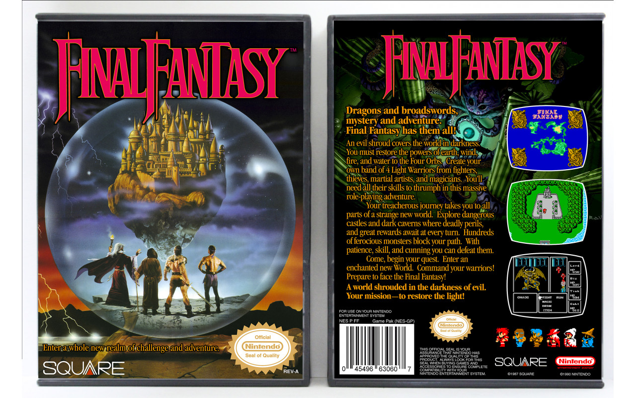 Gaming Relics - Nintendo NES - Final Fantasy (Alternate Art 2)