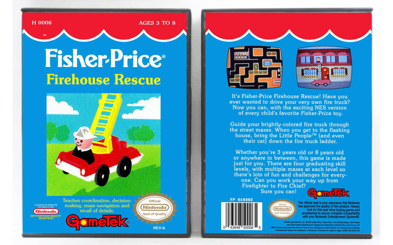 Gaming Relics - Nintendo NES - Fisher-Price Firehouse Rescue