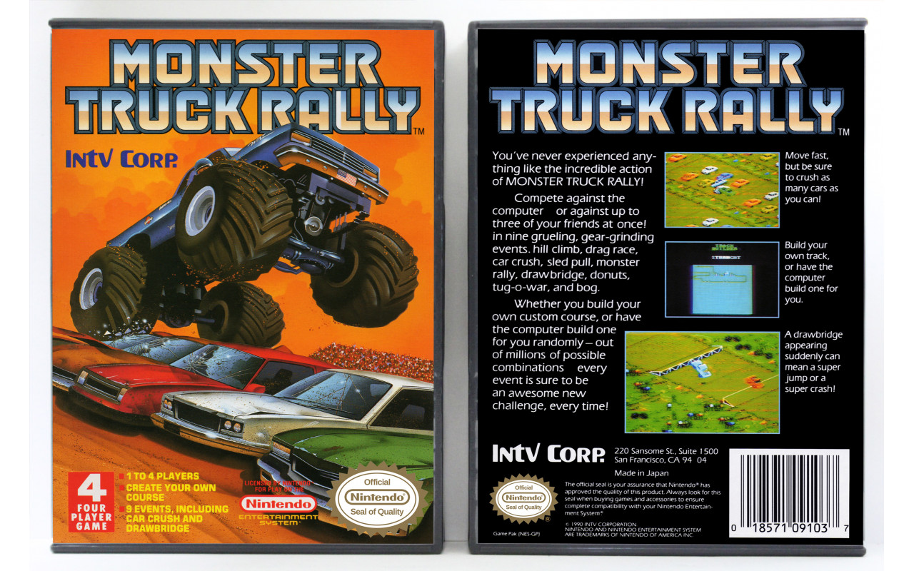 Gaming Relics - Nintendo NES - Monster Truck Rally