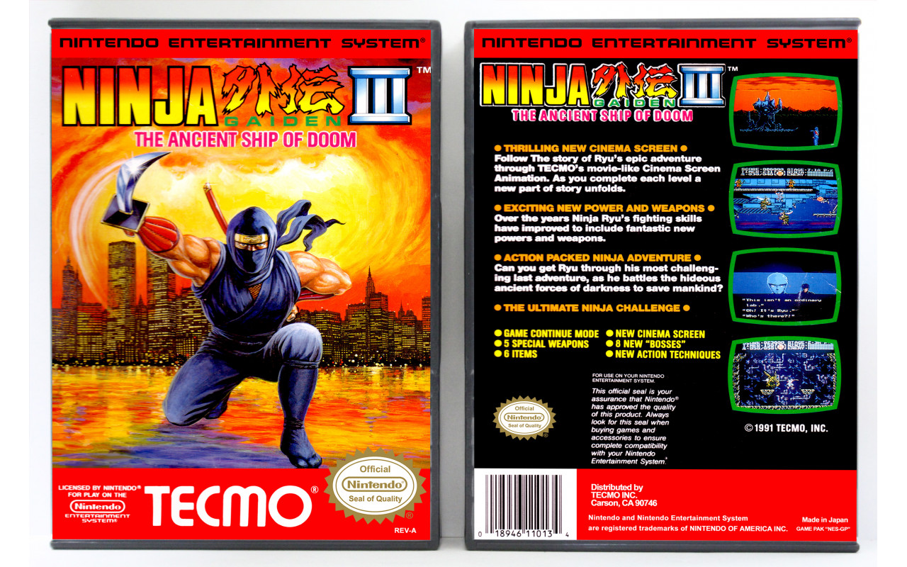 Gaming Relics - Ninja Gaiden III: The Ancient Ship of Doom