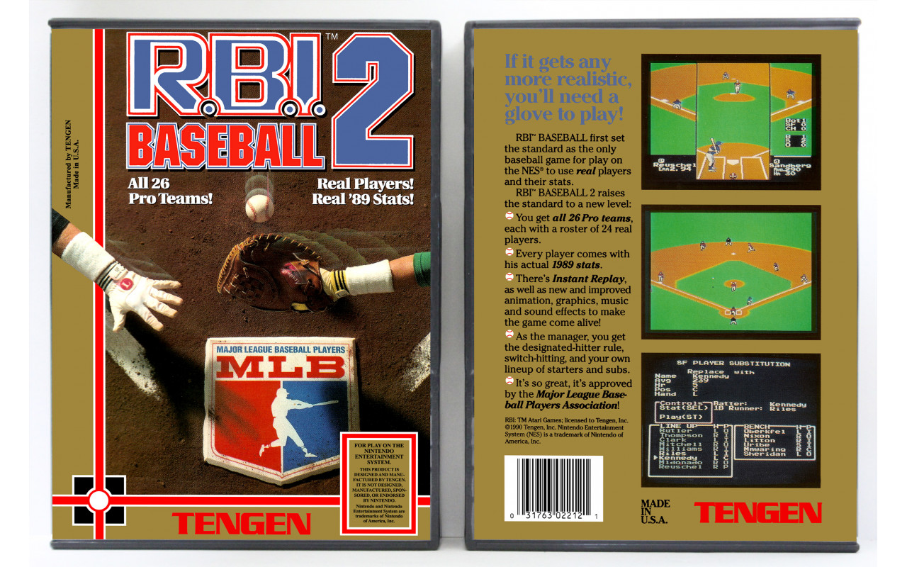 Gaming Relics - Nintendo NES - R.B.I. Baseball 2