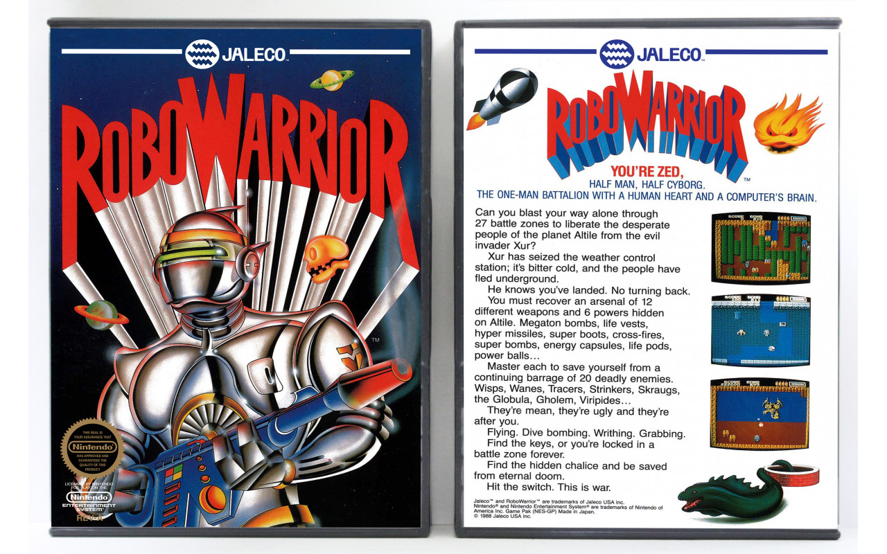 Nes Game - Robowarrior (Boxed) (Pal) 10636633 Robo Warrior Nintendo Nes