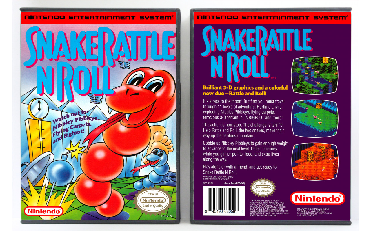 Snake Rattle 'n' Roll (Video Game) - TV Tropes