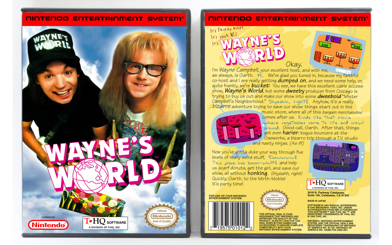 Gaming Relics - Nintendo NES - Wayne's World