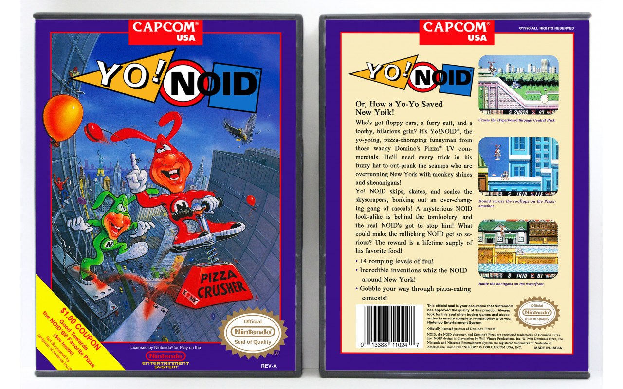Gaming Relics - Nintendo NES - Yo! Noid