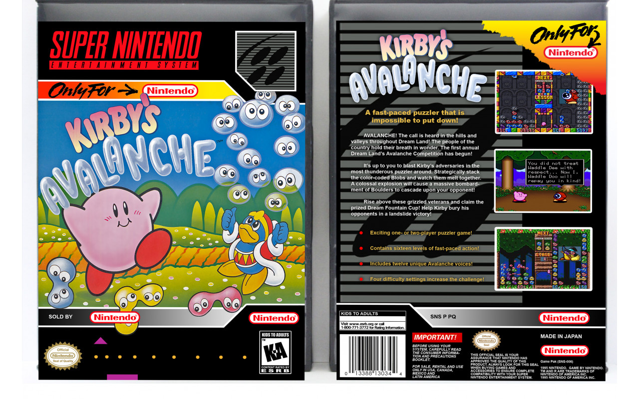 Gaming Relics - Kirby's Avalanche