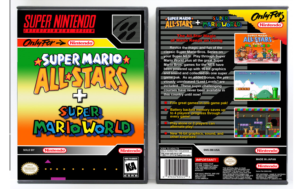 Play Super Mario All-Stars + Super Mario World (USA) • Super