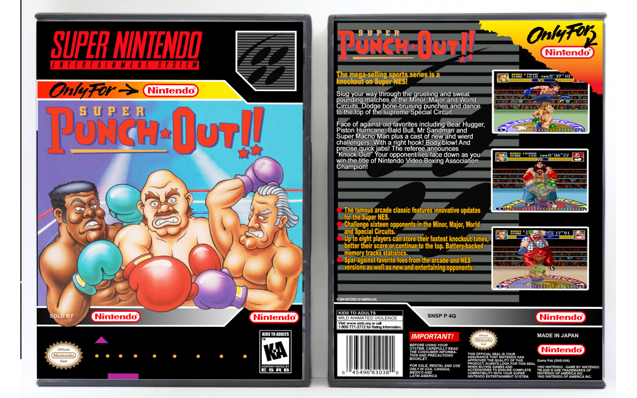 Gaming Relics - Super Nintendo - Super Punch-Out!!