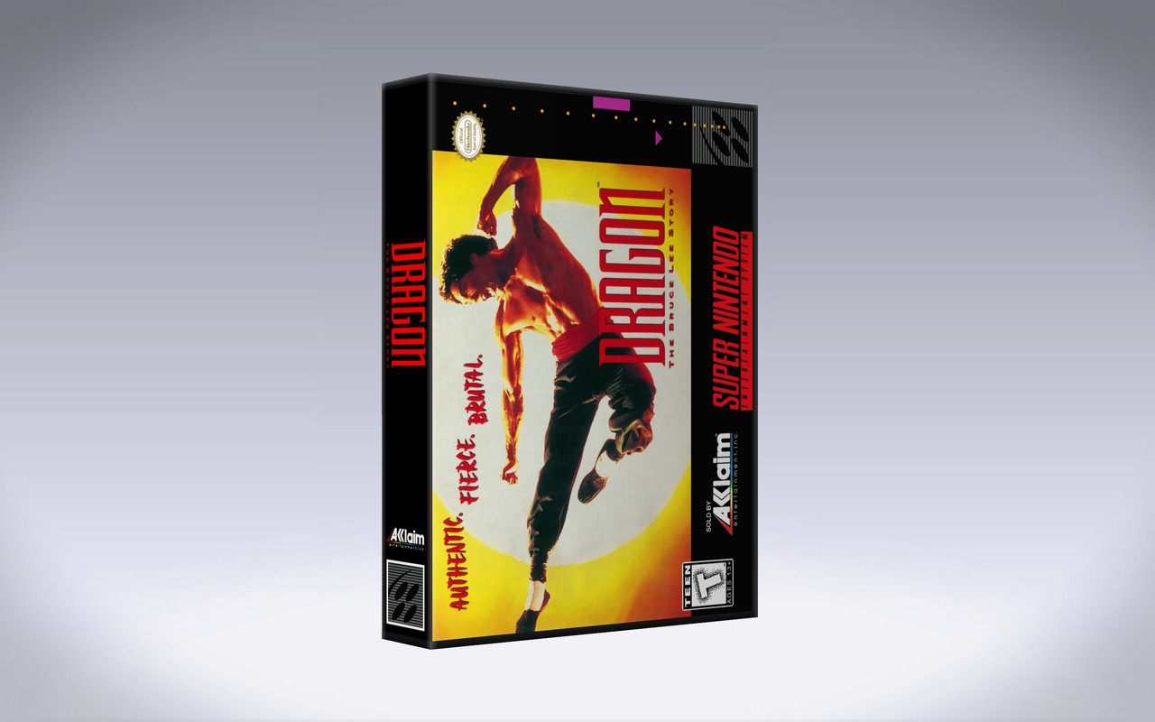 Jeu Sega Megadrive Dragon The Bruce Lee Story - Cartouche Seule (loose), Fonctionne, Année 1991