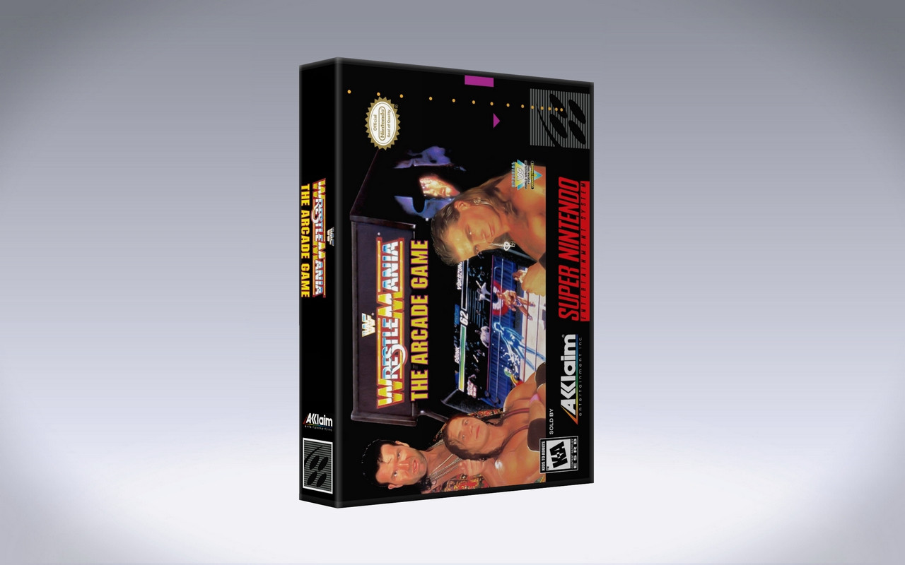 Gaming Relics - Super Nintendo - Retail Style - WWF Wrestlemania: The ...