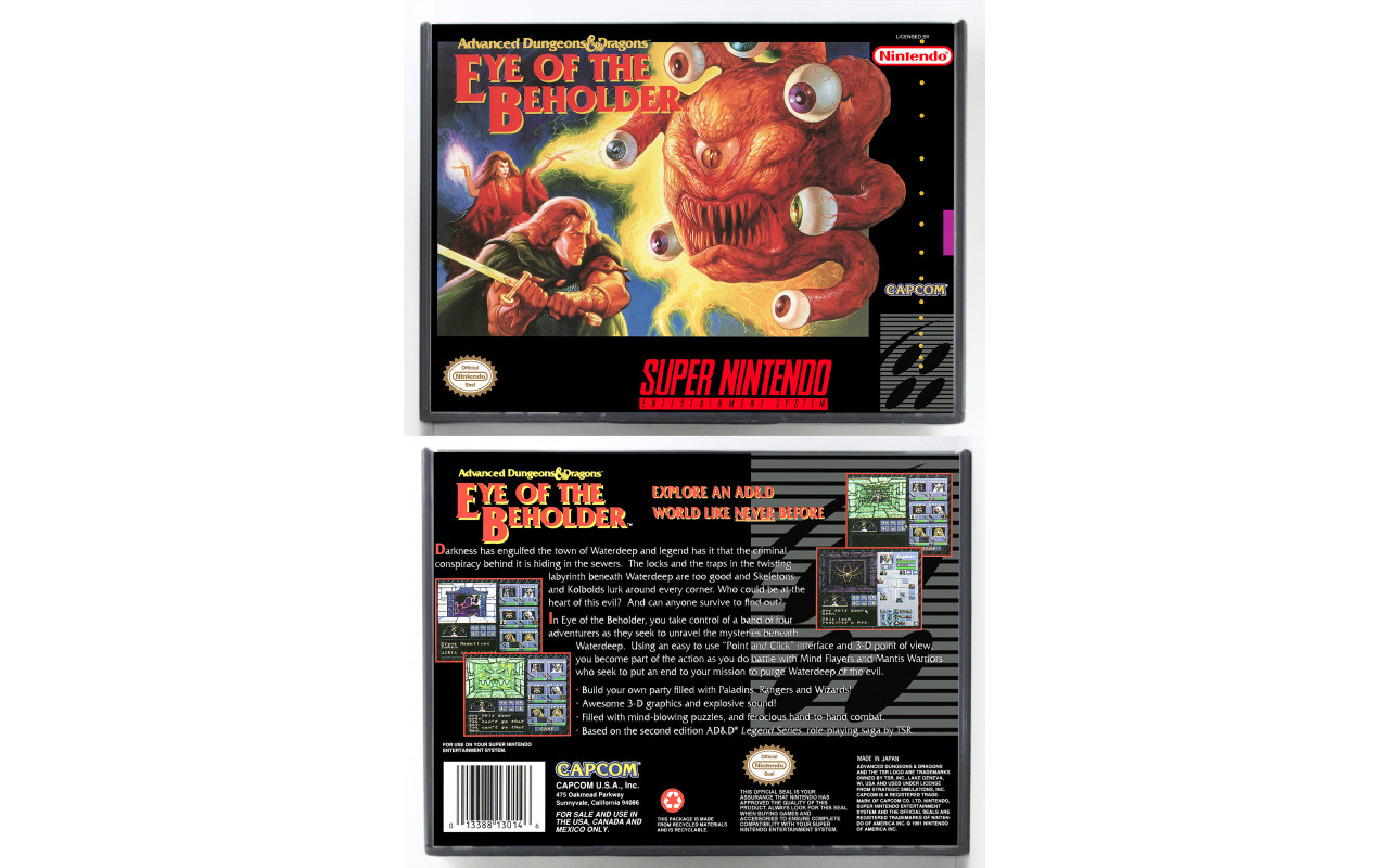 Eye of the Beholder, Super Nintendo