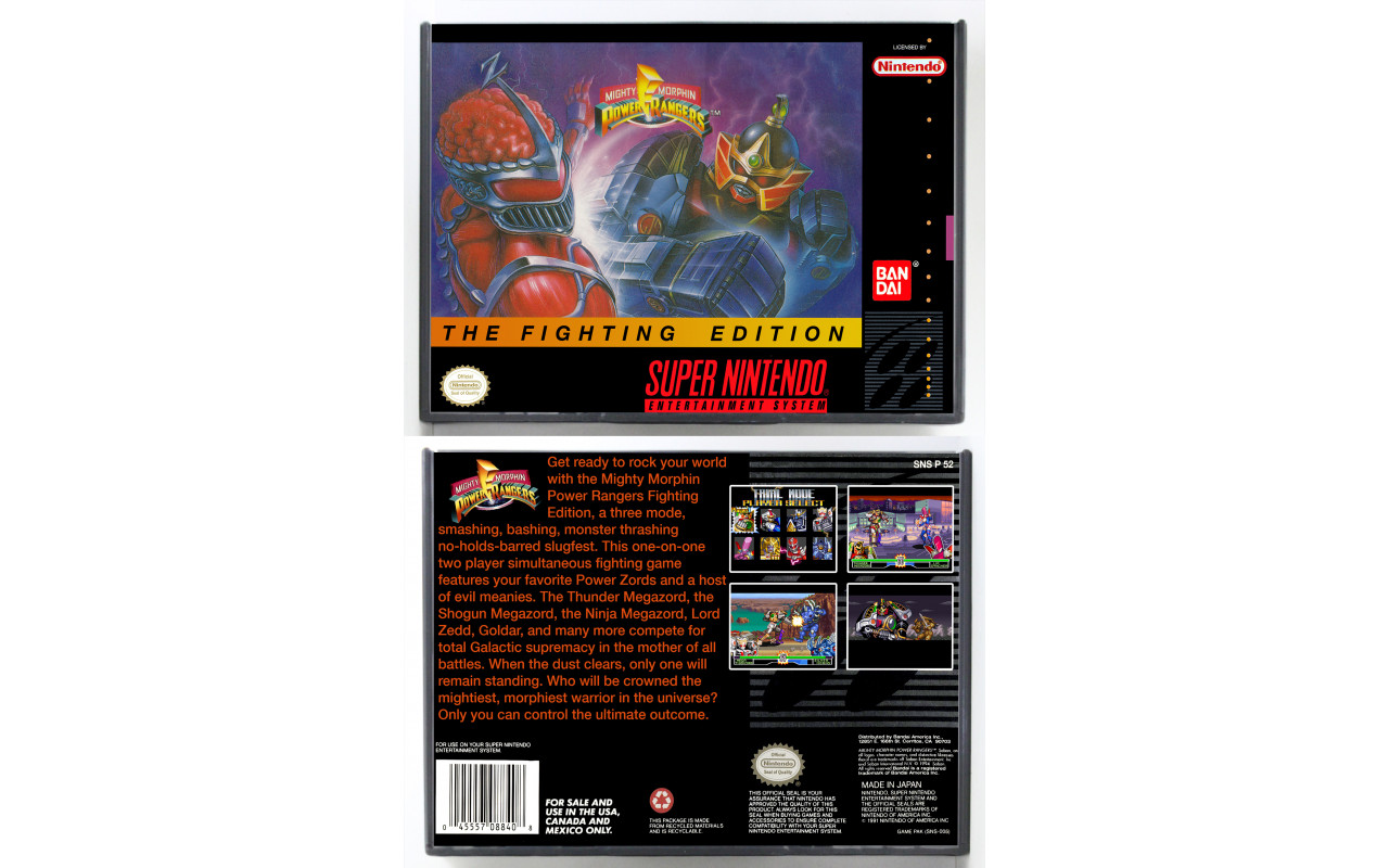 Gaming Relics - Super Nintendo - Mighty Morphin' Power Rangers ...
