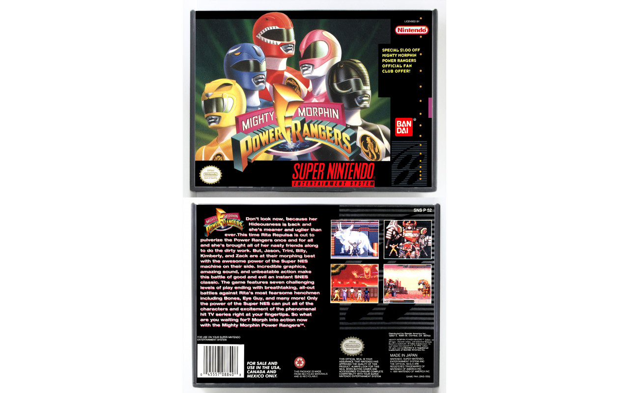 Gaming Relics - Mighty Morphin' Power Rangers