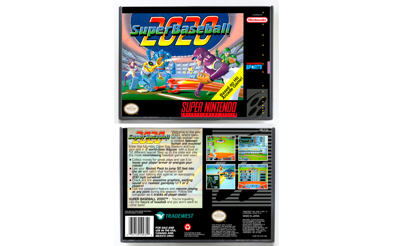 Gaming Relics - Super Baseball 2020