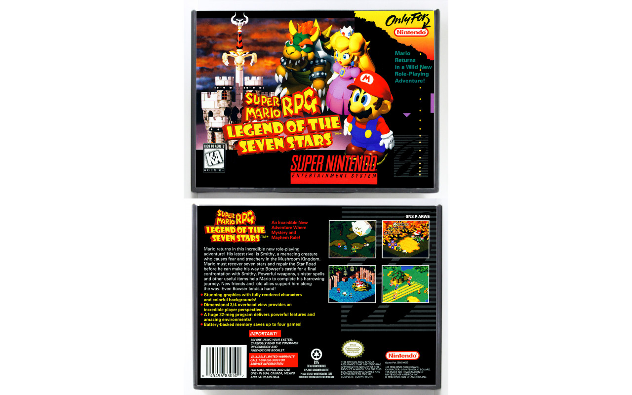 Gaming Relics - Super Nintendo - Super Mario RPG: Legend of the Seven Stars