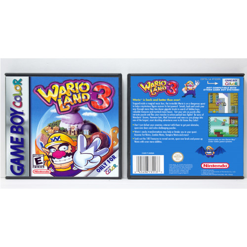 Wario land 3 game boy color TBE - Jeux vidéo