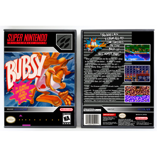 Bubsy in Claws Encounters of the Furred Kind