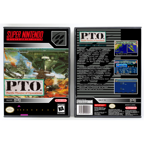 P.T.O Pacific Theater of Operations